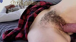 wanna risk creampieing my horny stepmom's hairy pussy?