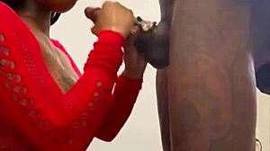 mr carlisyle gets fucked sloppy ebony deepthroat creampie 😈🍆💦