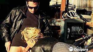 milf kiara diane gulps biker's load 😍 deepthroat heaven!