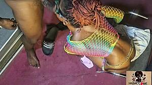 plowing my juicy bubble butt with that heavy african bbc feels insane pt2 🔥🍑🍆