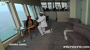 Rihanna Fucks Hung Black Officer Hard on Yacht Cruise