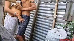 friend brutally anal fucks indian wife outdoors on ranch