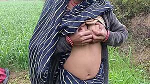 wanna slap these huge tits outdoors in the fields?
