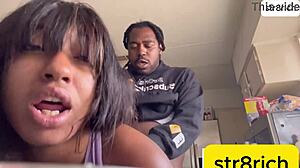 str8rich pounds hot hood thot ass and pussy with best deepthroat blowjob ever