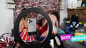step sis swap turns teen 4some fucking viral!