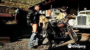 milf kiara diane gulps biker's load 😍 deepthroat heaven!