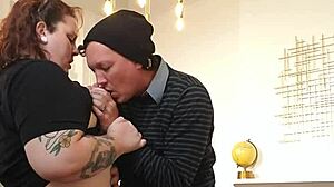 Sneaky Perv Captures Beautiful Fat BBW Sucking Cock