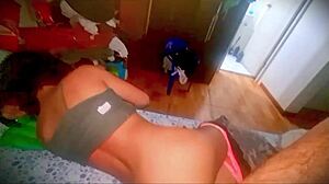 Mexican Wife Cheats with Boss at Home Doggystyle