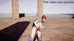 lets play with aria model's big tits ass dance! 🎮🍑