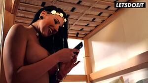 Jolee Love Big Tits Brunette Craves Stranger Anal In Hostel