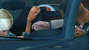 GTA 5 hooker busted mid-car sex with wild prostitute lady!