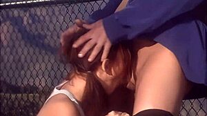 outdoor brunette milf venus assfucked gaping with cum dripping from shaved hole