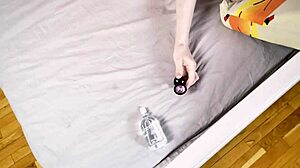 stepsis, you love that anal plug gift? give sloppy blowjob then reverse cowgirl creampie!