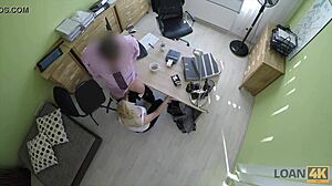 loan4k agent fucks tight czech teen pussy hard for cash approval