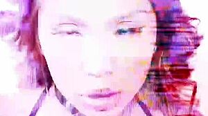 yumi sins' tight pussy stretched to edge by big cock facefuck and domination missionary