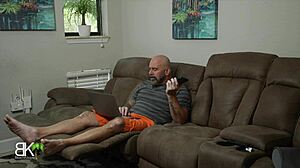 Ghostface Fucker Delivers Halloween Handjob Cumshot on Tattooed Milf's Big Ass