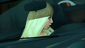 GTA 5 hooker busted mid-car sex with wild prostitute lady!