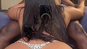 nysdel cuckold wife deepthroats bbc balls while hubby away homemade creampie