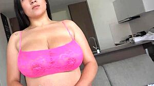 fat teacher gags on rough throat fuck pov