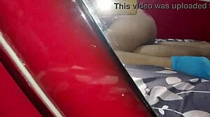 Latina Pays Rent with Creampie Sex as Landlord Cums Inside Shaved Pussy