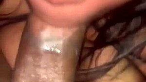 balls get milked raw in this sloppy lactating blowjob session close up