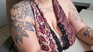 Office Friend's Huge Saggy Tits Tempt You to Stare!