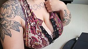 Office Friend's Huge Saggy Tits Tempt You to Stare!