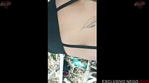 Giant Black Cock Ruins Cuck's Big Ass Wife Outdoors