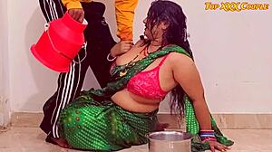 milkman brutally grabs chubby indian housewife bends her over for rough doggystyle pounding