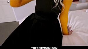 tattooed big tits milf stepmom fucks stepson big cock ends no sex streak pov kitt jones... joshua lewis thepervmom