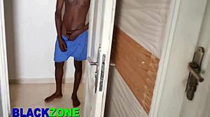 Step Son Craves Curvy Ebony Step Mother's Kitchen Charms