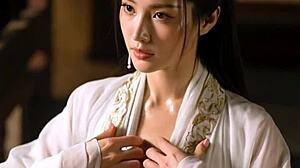 Intense desire surges as sexy Chinese martial artist bares all