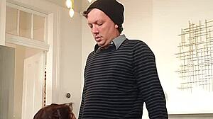 Sneaky Perv Captures Beautiful Fat BBW Sucking Cock
