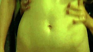 Busty lesbian slave oiled groped by big tits madame in bdsm?
