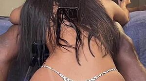 nysdel cuckold wife deepthroats bbc balls while hubby away homemade creampie