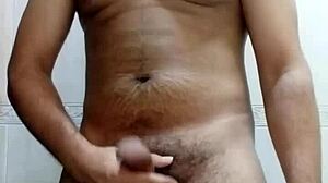 Black Babe with Huge Natural Tits Sucks Massive White Monster Cock