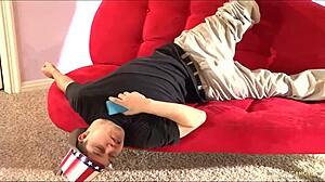 Tiny Redhead Ashley Gracie Craves Post-Party Doggystyle Pounding And Facial