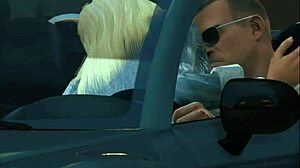 GTA 5 hooker busted mid-car sex with wild prostitute lady!