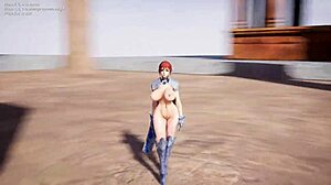 lets play with aria model's big tits ass dance! 🎮🍑