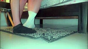 Petite college latina sneaks neighbor in for hardcore fuck