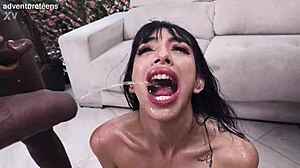 hot mailys intense dp balls deep anal pissing