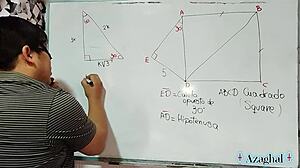 japanese teacher's nerdy student creampie triangle - 72 sexual math lessons explode!