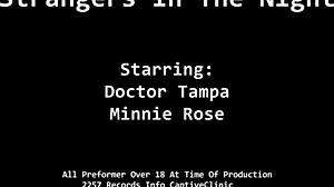 strangers night minnie rose screams in latex halloween slap