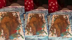 asmr acrylic nails bloom misty art in big glasses mirror fingering fetish part 1 😍💅🪞