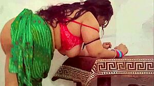 milkman brutally grabs chubby indian housewife bends her over for rough doggystyle pounding