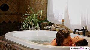 A Lesbian Teen Babe's Close Scissoring Session with Best Friends