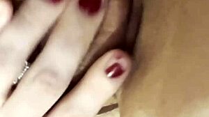 spreading my pink tight wet pussy and asshole for kinky fingering fun