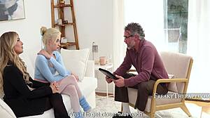 stepmom and stepdaughter 69 in therapy 😍 lexi lore andi avalon mike mancini go wild!