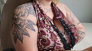 Office Friend's Huge Saggy Tits Tempt You to Stare!