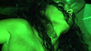 milf takes big cock pounding outdoors at night in high heels cumshot facial